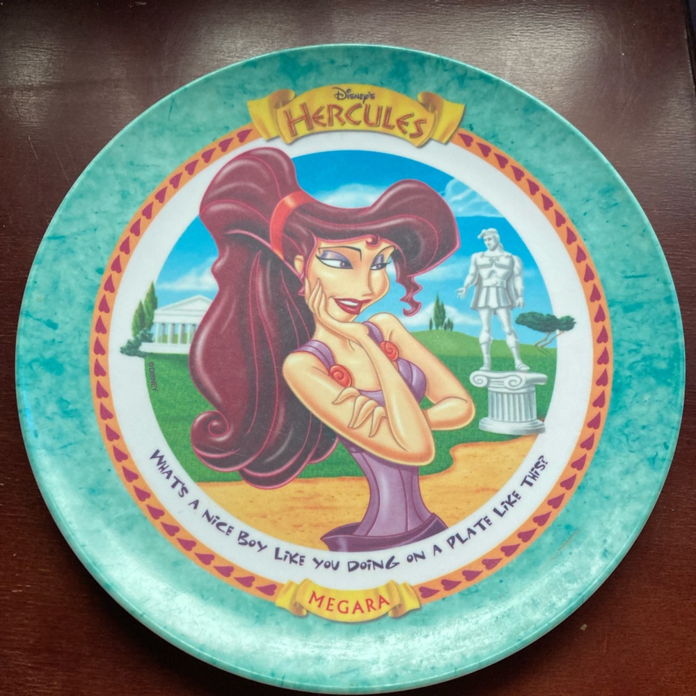 90s Hercules Megara plate